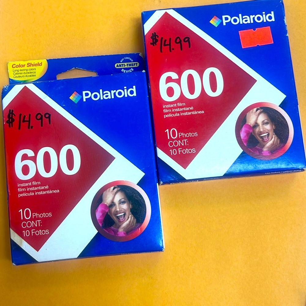 Old non-working film retro Polaroid.